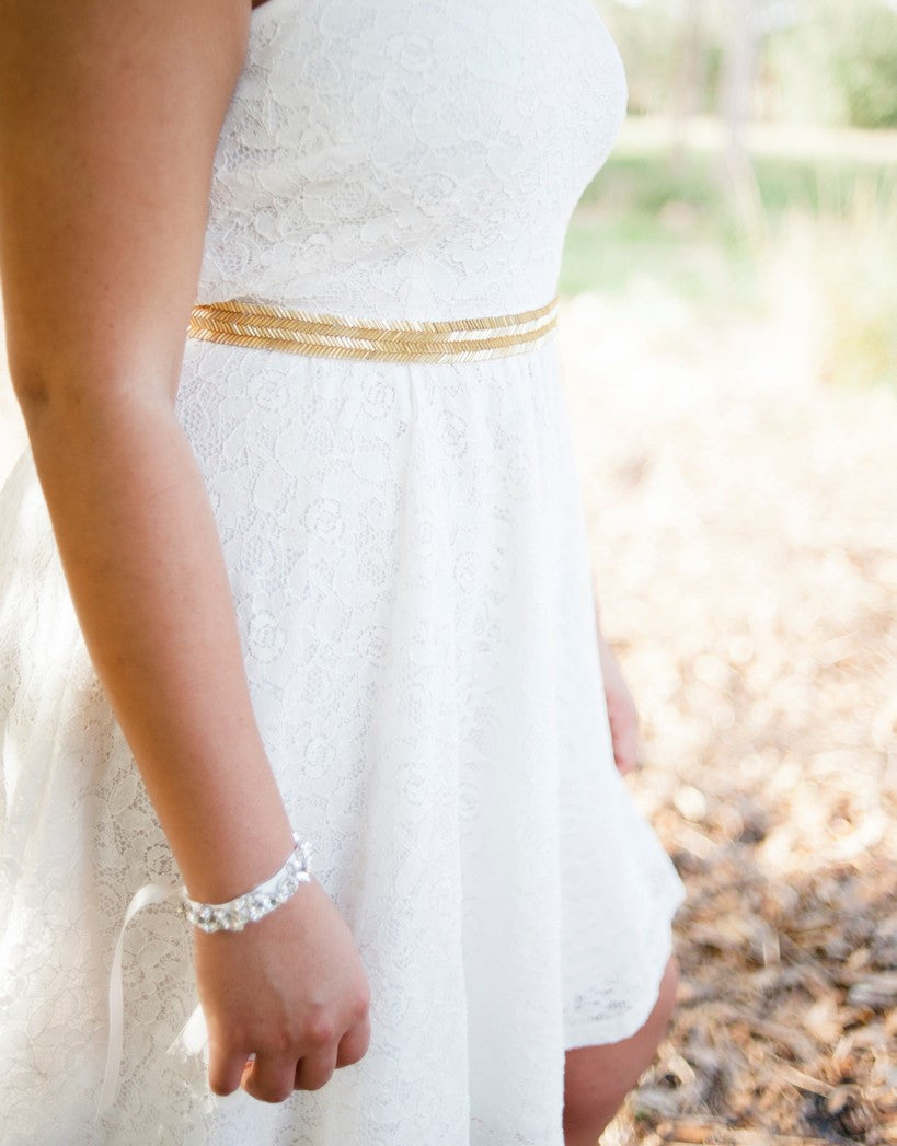 beaded sashes for dresses Strapless Beaded Sashes For Wedding Gowns Illusion A Line Sweetheart Strapless Ruffles Beaded Belt Wedding Dresses,
