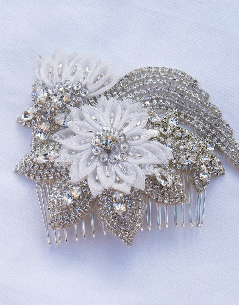 Sample sale - bridal hair comb - INDI