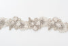 sample sale - beaded wedding sash - long Laurette - 150024