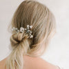 sample sale floral bridal hair combs set - style 22006