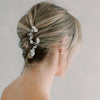 sample sale floral bridal hair combs set - style 22006