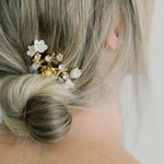 sample sale floral bridal hair combs set - style 22006