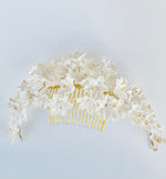 clay flowers hair comb Moda - 24007