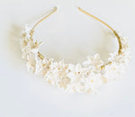 clay flowers headband Mara - 24006