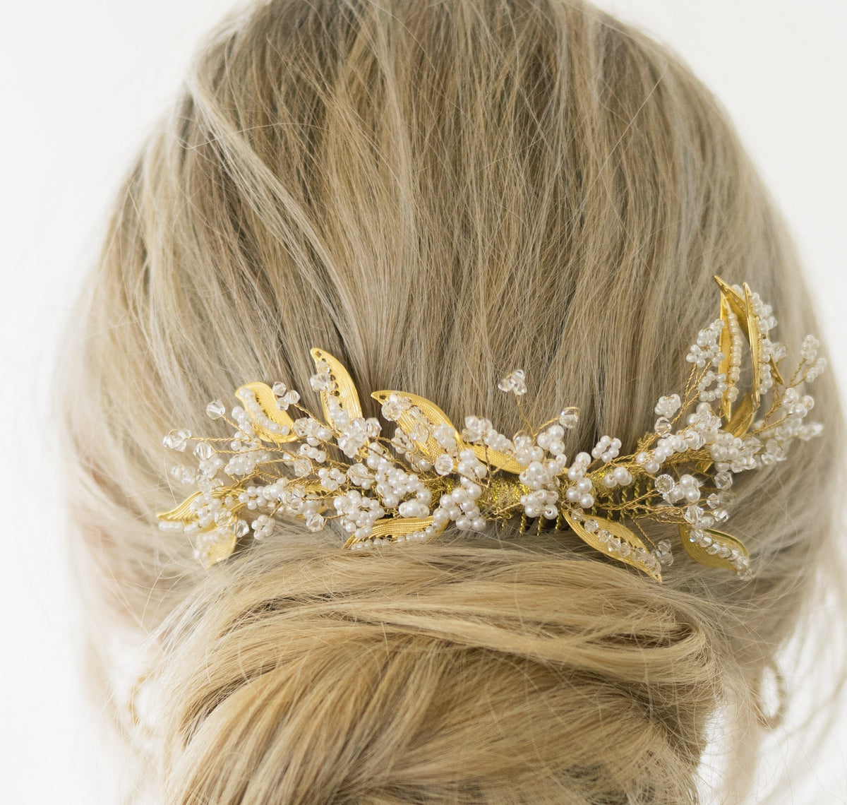 wedding headpiece with crystal beads BERTILLE- 24022