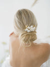 Petite floral hair comb- Bella- 24010