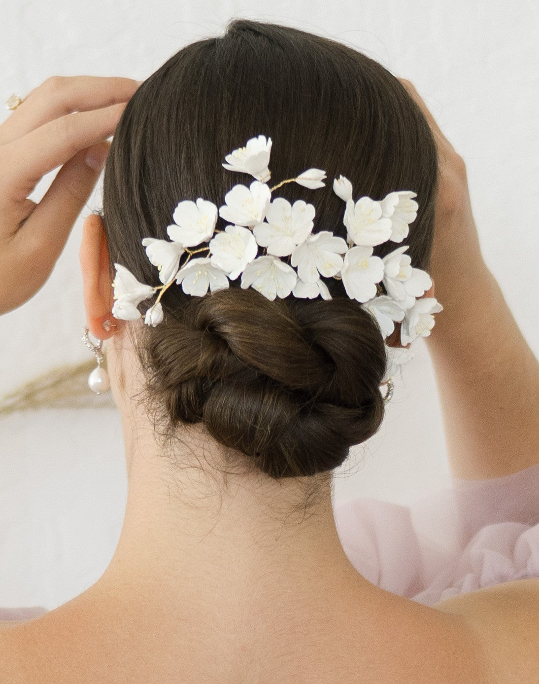 Oversize floral hair comb BETSY- 24018