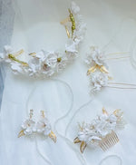 Petite floral hair comb- Bella- 24010