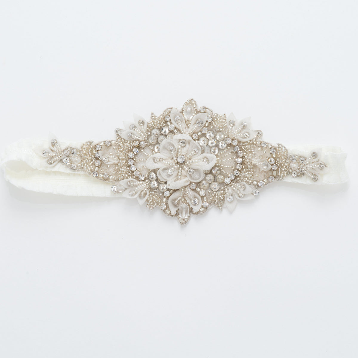 statement single bridal garter - Aliya