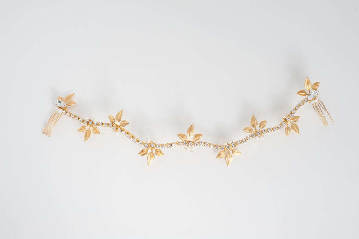 leaves vine headpiece HP170616-G Marla