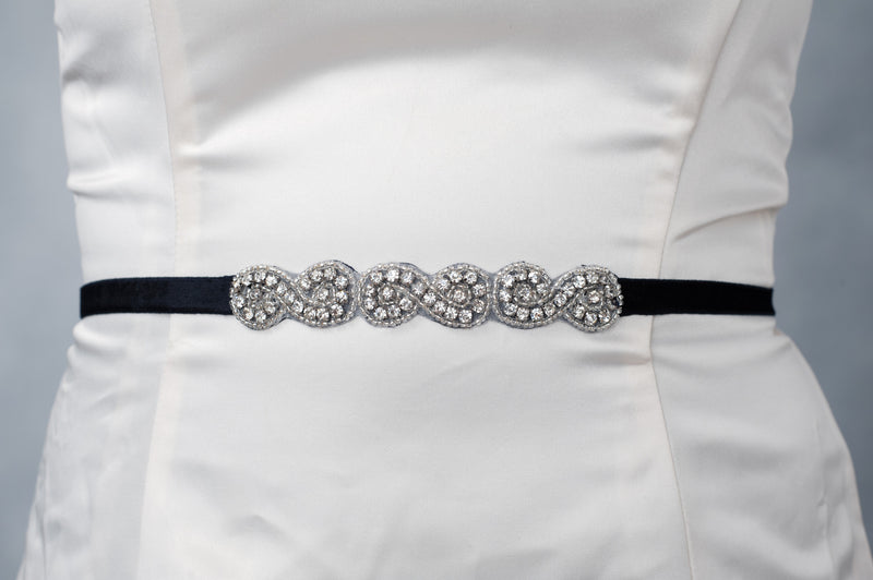 lea Crystal bridesmaids belt - SB170709