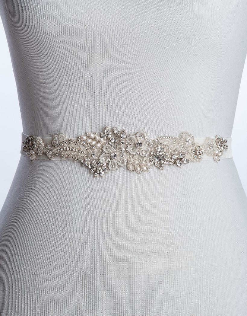 MARJO stretch wedding sash W-SB031