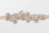 Small Belinda beaded wedding sash  - 150057