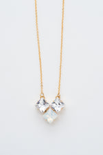 white opal crystal necklace - style  20032