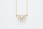 crystal square necklace - style 20031