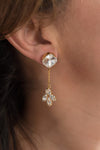 dangling crystal earrings - style 20037