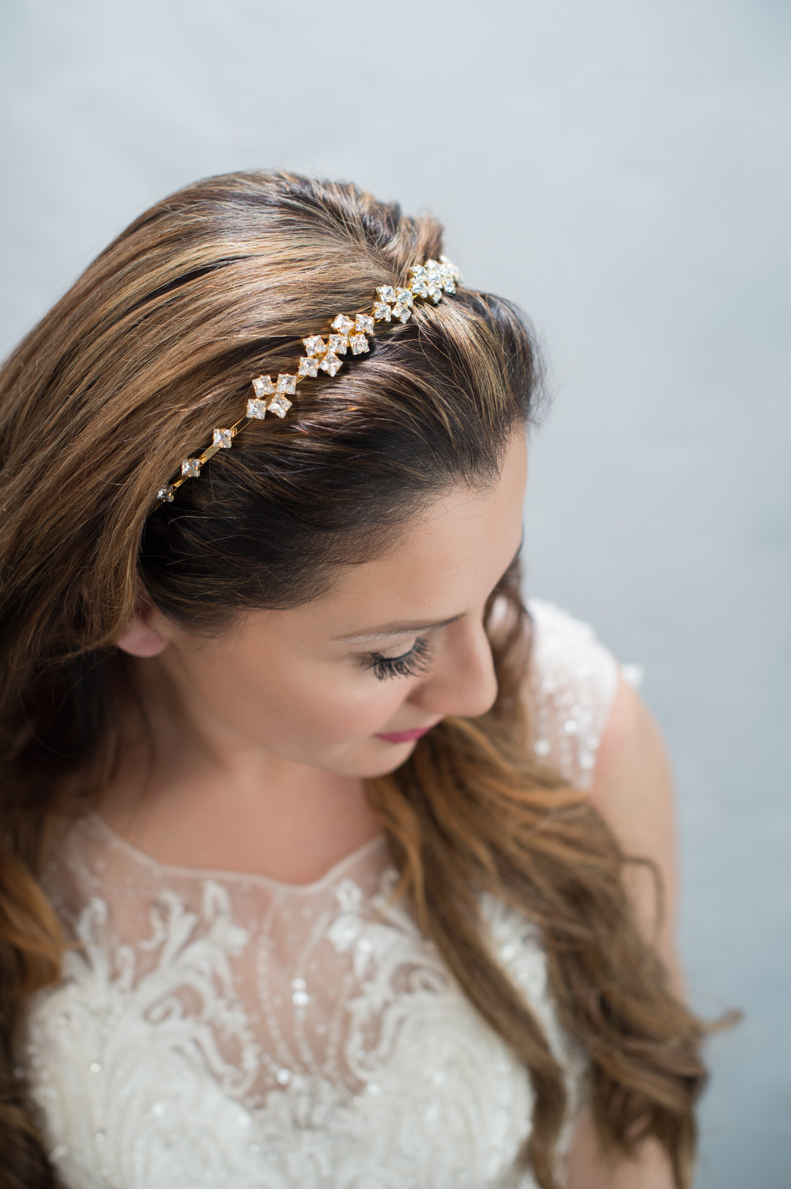 High quality Headband with Swarovski Crystals