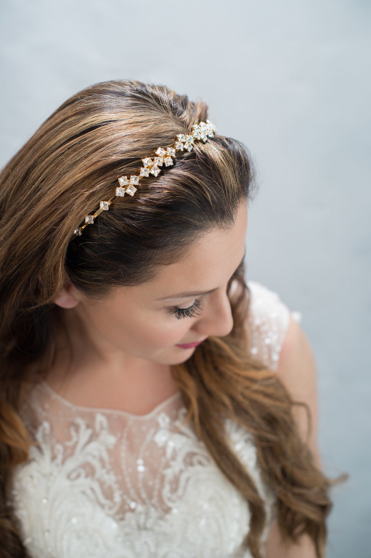 swarovski crystal princess headband - style 20030