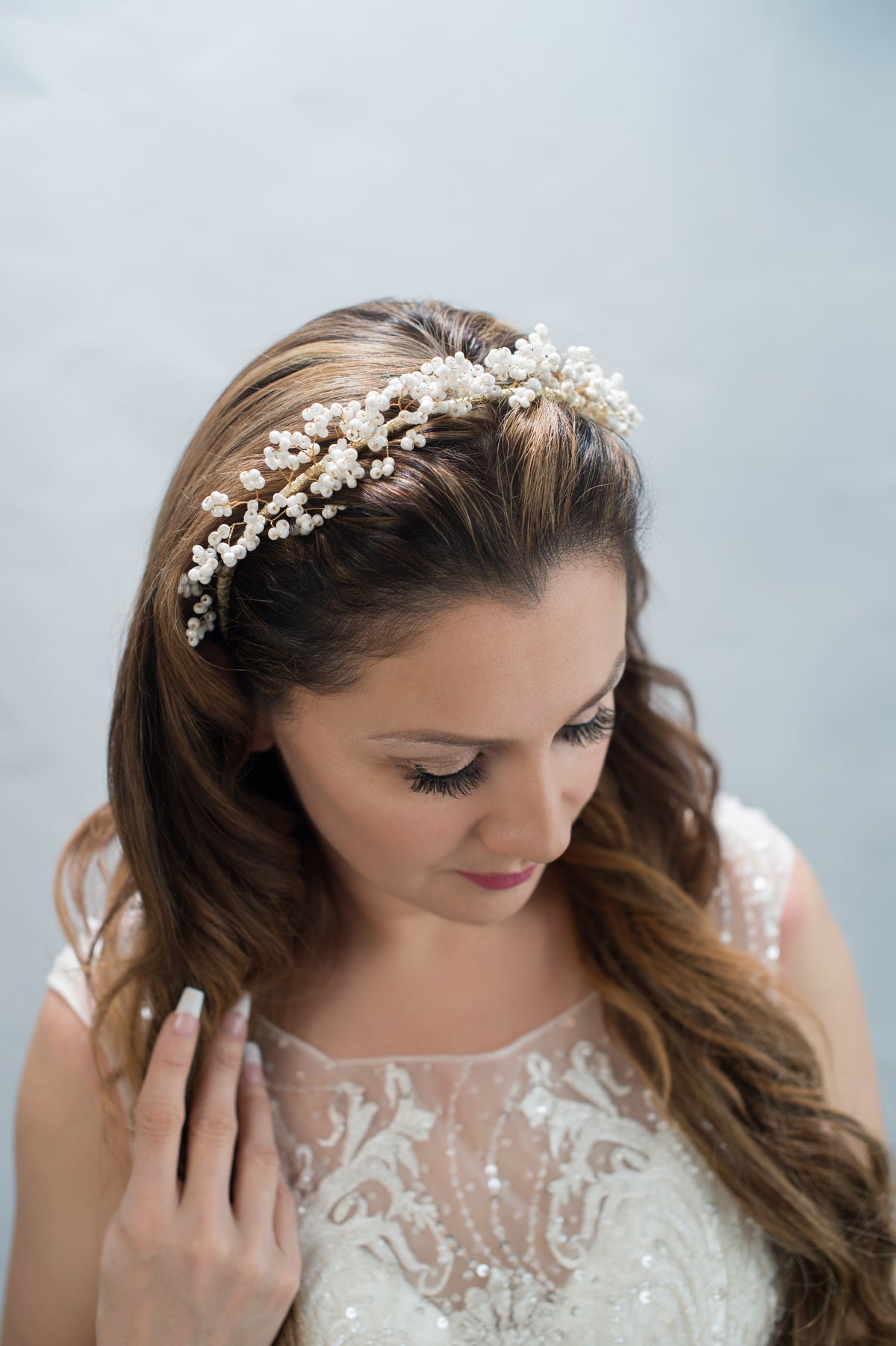 baby breath headband - style 20029