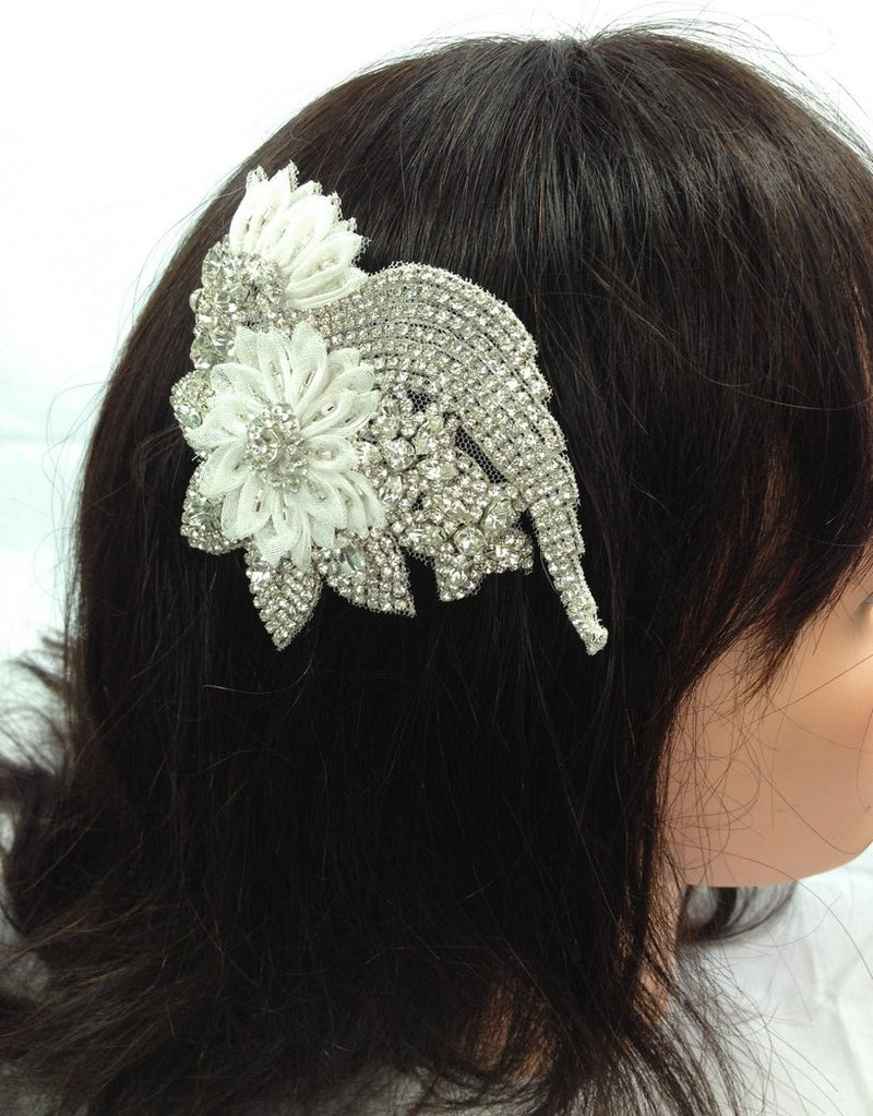 bridal hair comb - INDI