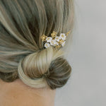 dainty wedding hair combs set - style 22015