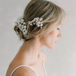 bridal flowers headpiece, wedding headpiece style 22002