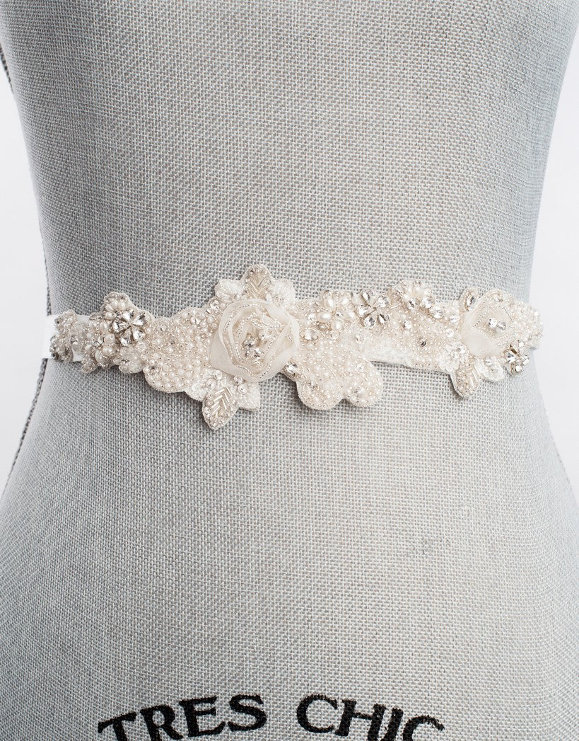 Dijon flower sash SB160113