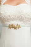 golden Starfish bridesmaids belt SB170688-G