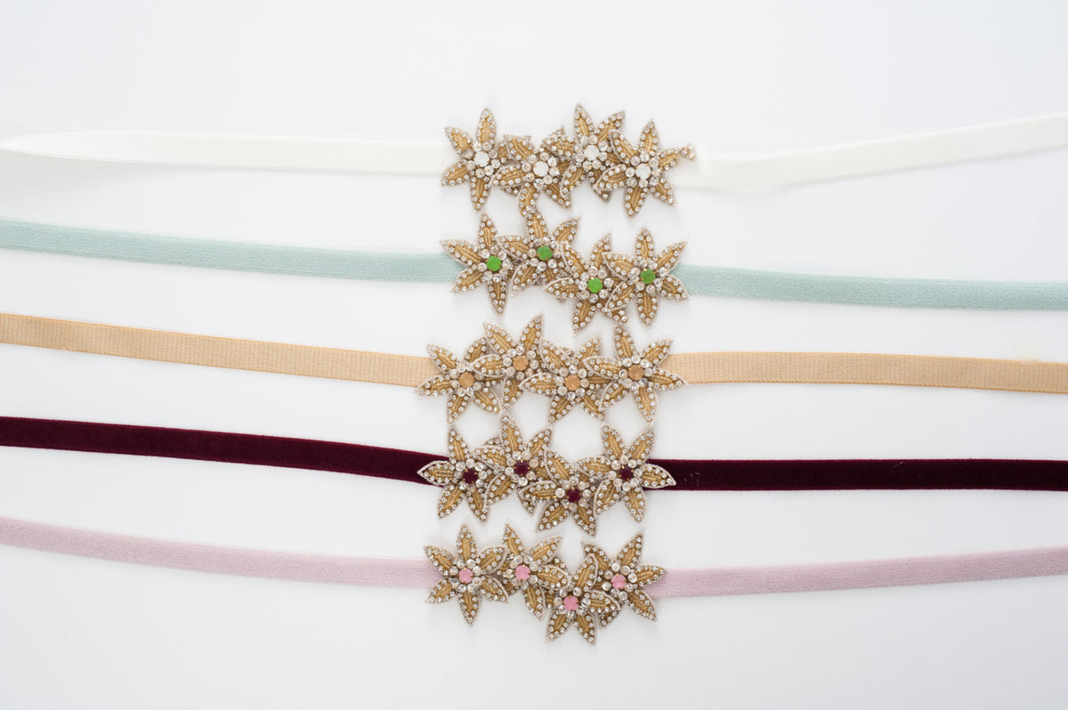 golden Starfish bridesmaids belt SB170688-G