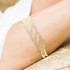 Charissa Gold or silver lace garter - 150110