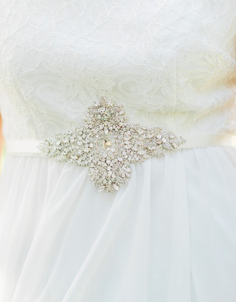 MIKAELA Beaded bridal belt - 150065