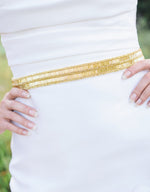 beaded sash BENE