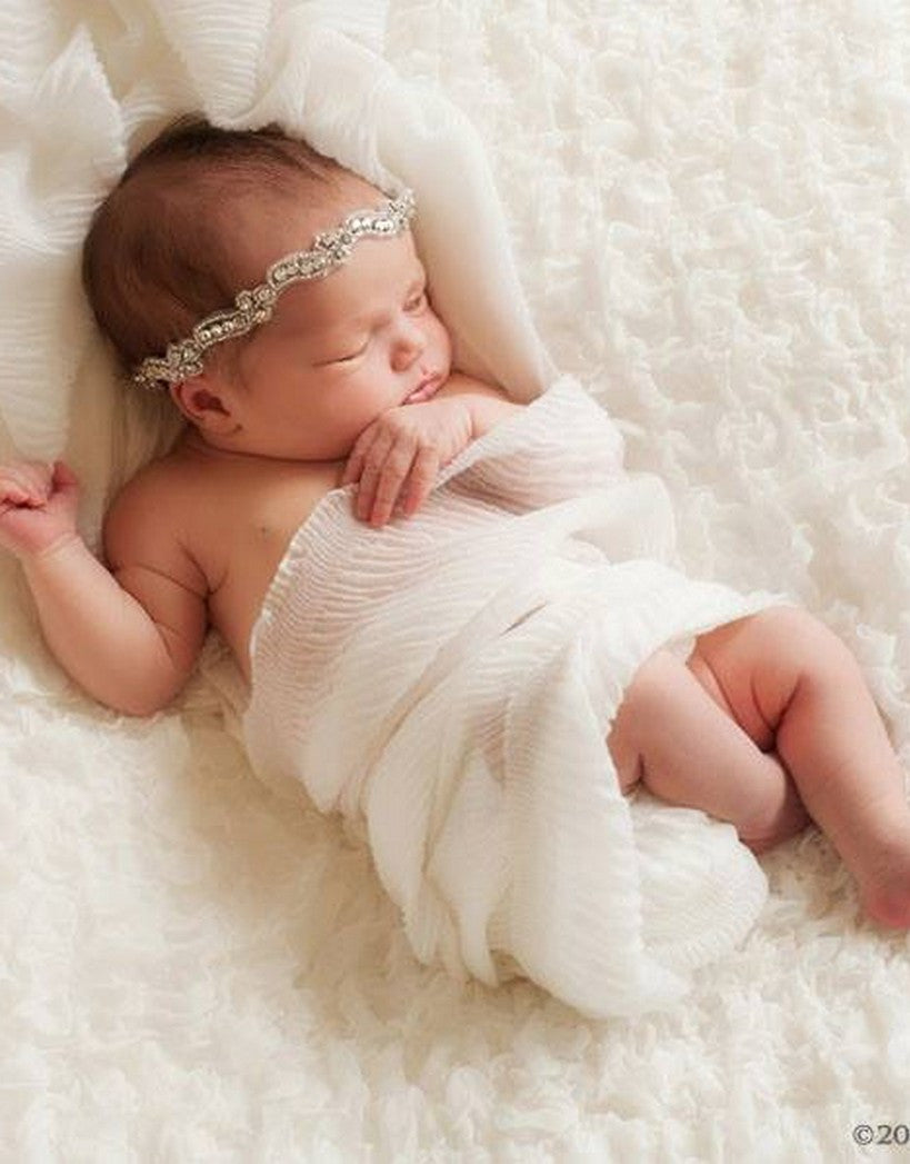 baby rhinestone headband - sparkle